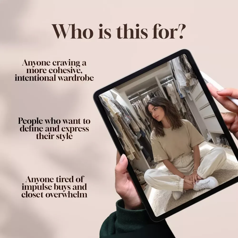 Digital Vision Board for Dream Wardrobes | Wardrobe Planner Checklist | Fashion Aesthetic Guide | Style Mood Board | Digital Download