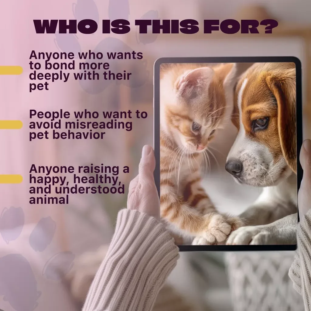 How to Read Your Pet’s Body Language | Digital Pet Guide for Understanding Animal Behavior, Pet Communication Checklist, eBook for Dog & Cat Owners