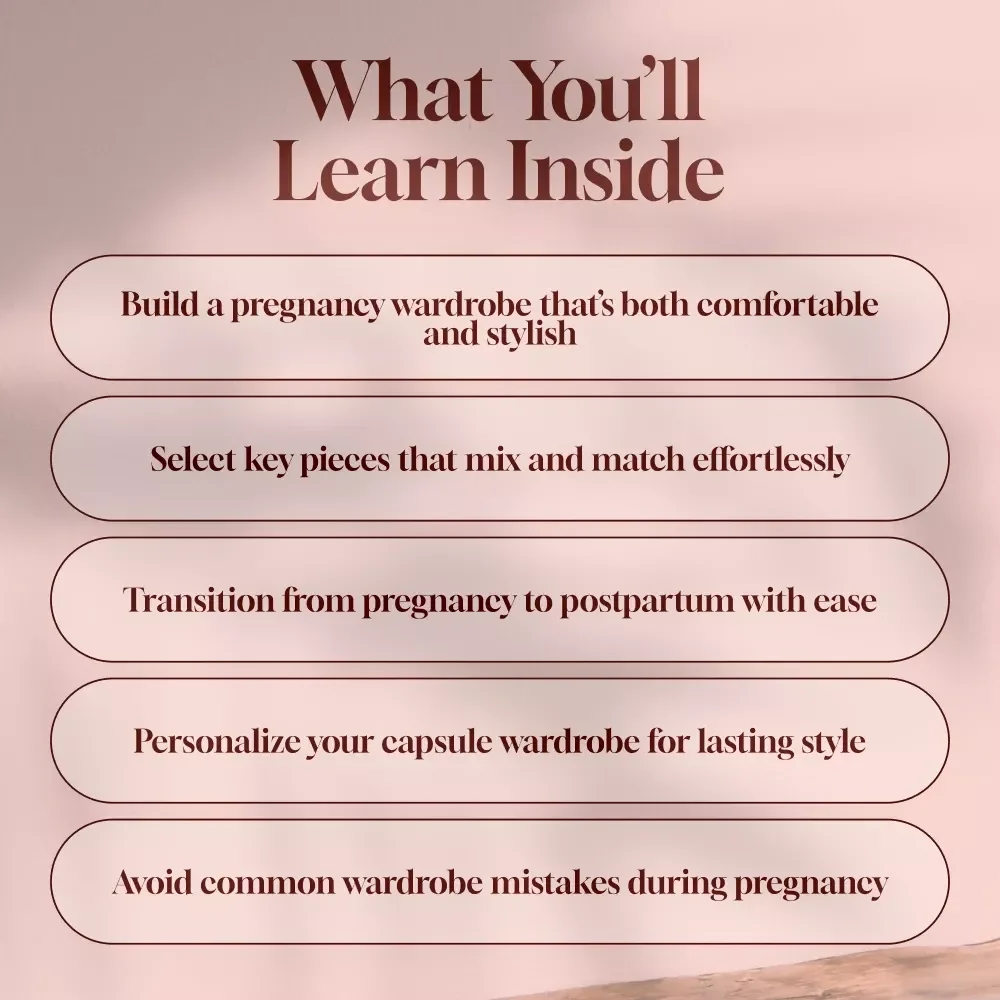 Build Your Effortless Pregnancy Capsule Wardrobe: The Ultimate Guide to a Stylish, Comfortable, and Practical Pregnancy Wardrobe