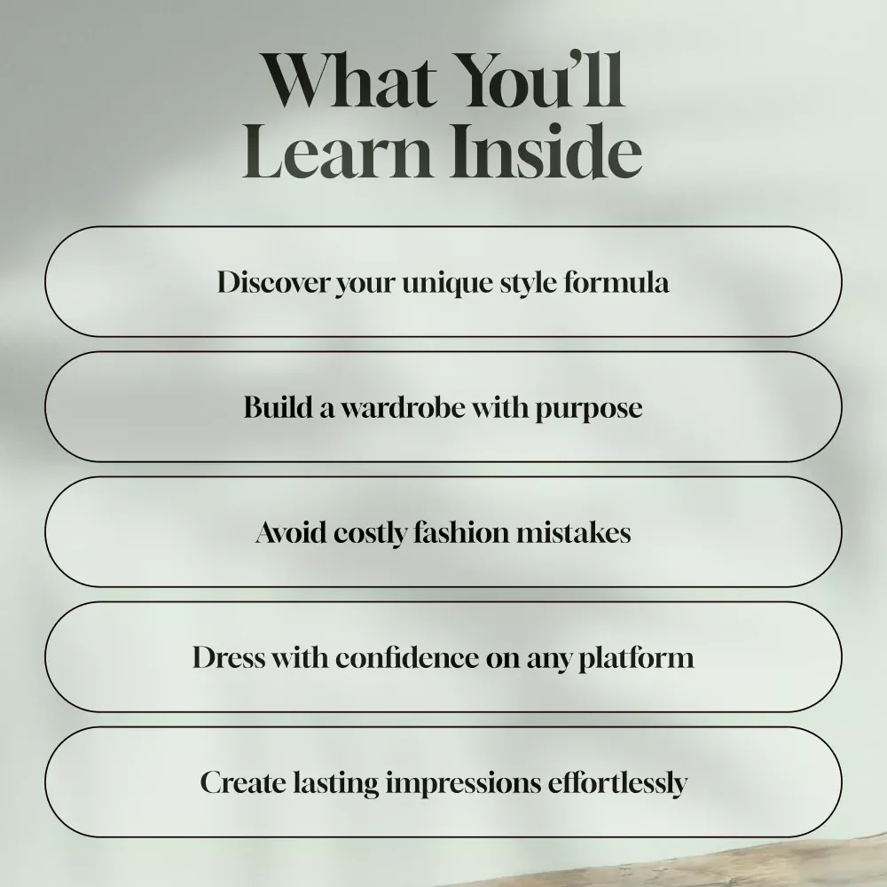 Personal Branding Through Fashion | Digital Guide to Define Your Style, Wardrobe Identity & Fashion-Based Personal Brand Strategy