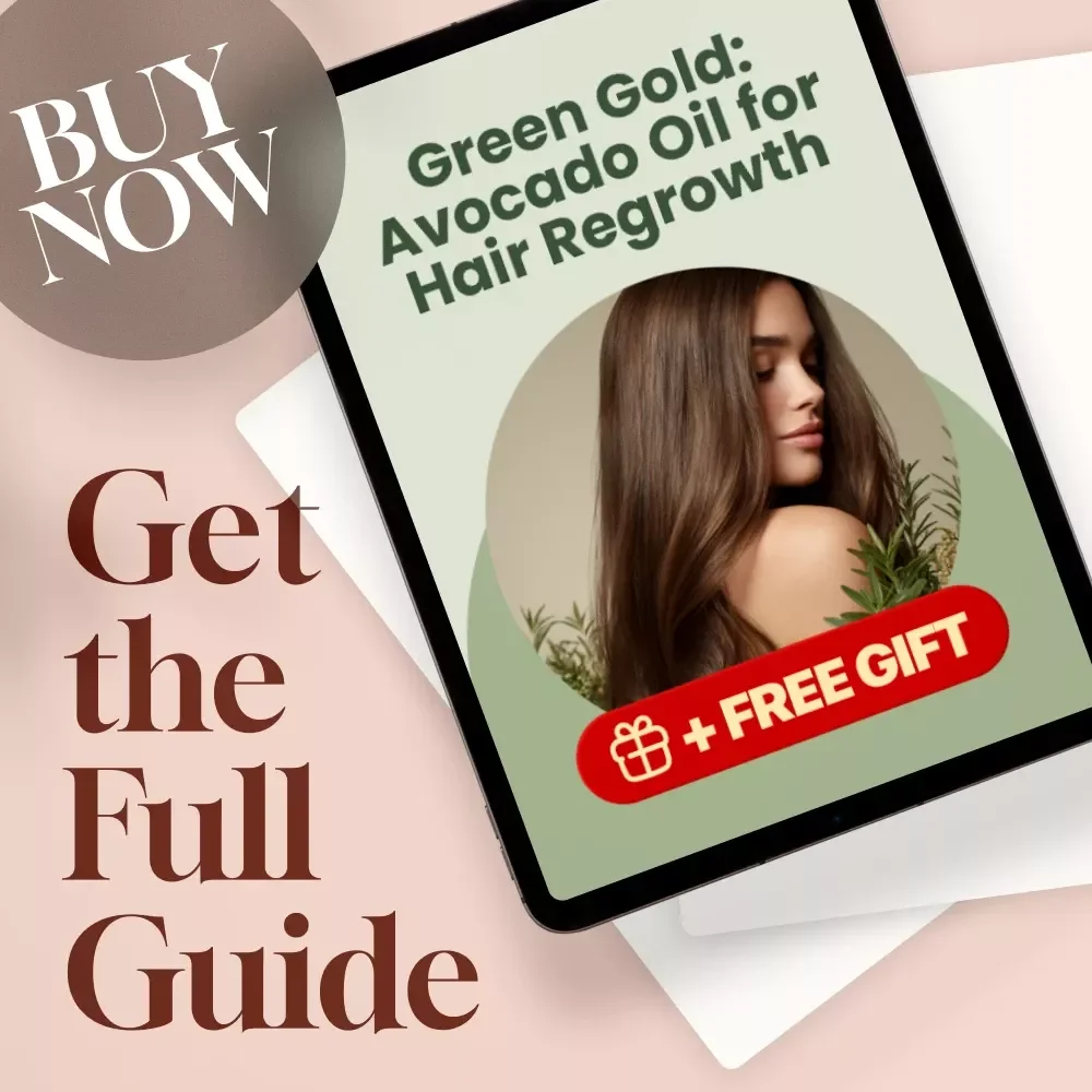 Green Gold: Avocado Oil for Hair Regrowth Guide | Digital Download | Avocado Oil Hair Regrowth eBook | Natural Hair Growth Tips & Scalp Treatment