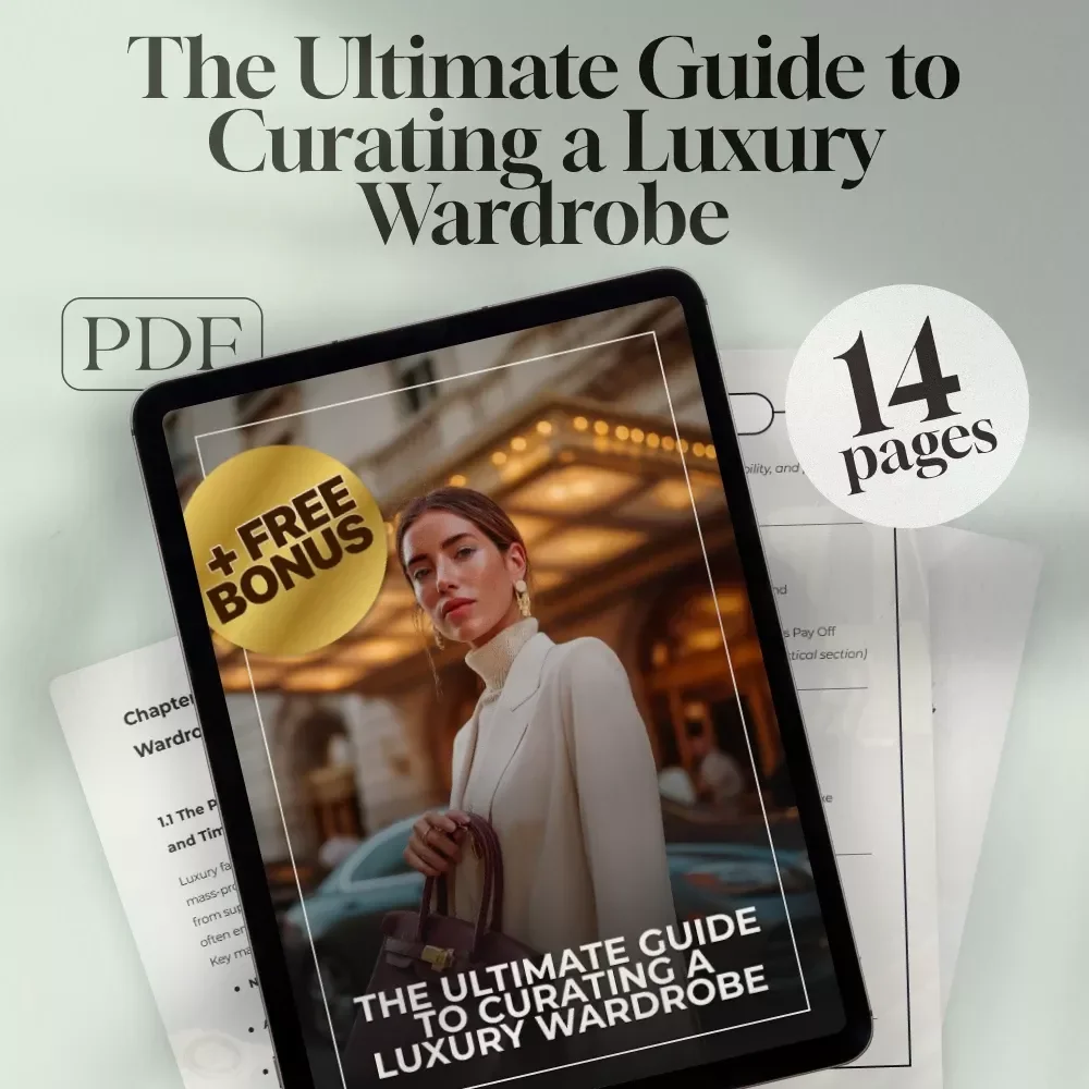 The Ultimate Guide to Curating a Luxury Wardrobe | Digital Guide for Building a Timeless, High-End Closet | eBook + Checklist for Men & Women