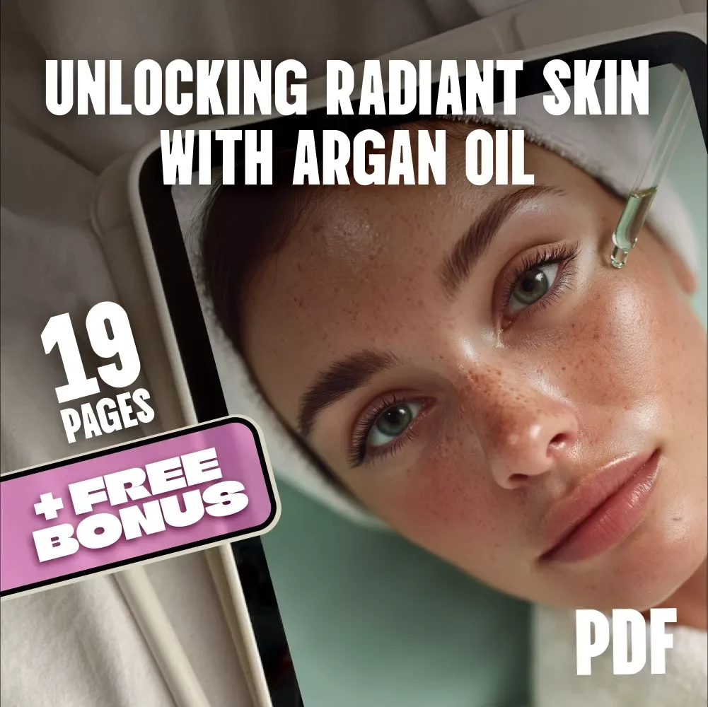 Unlocking Radiant Skin with Argan Oil – Digital Guide for Glowing Skin | Argan Oil for Skin eBook | Natural Skincare Routine Download