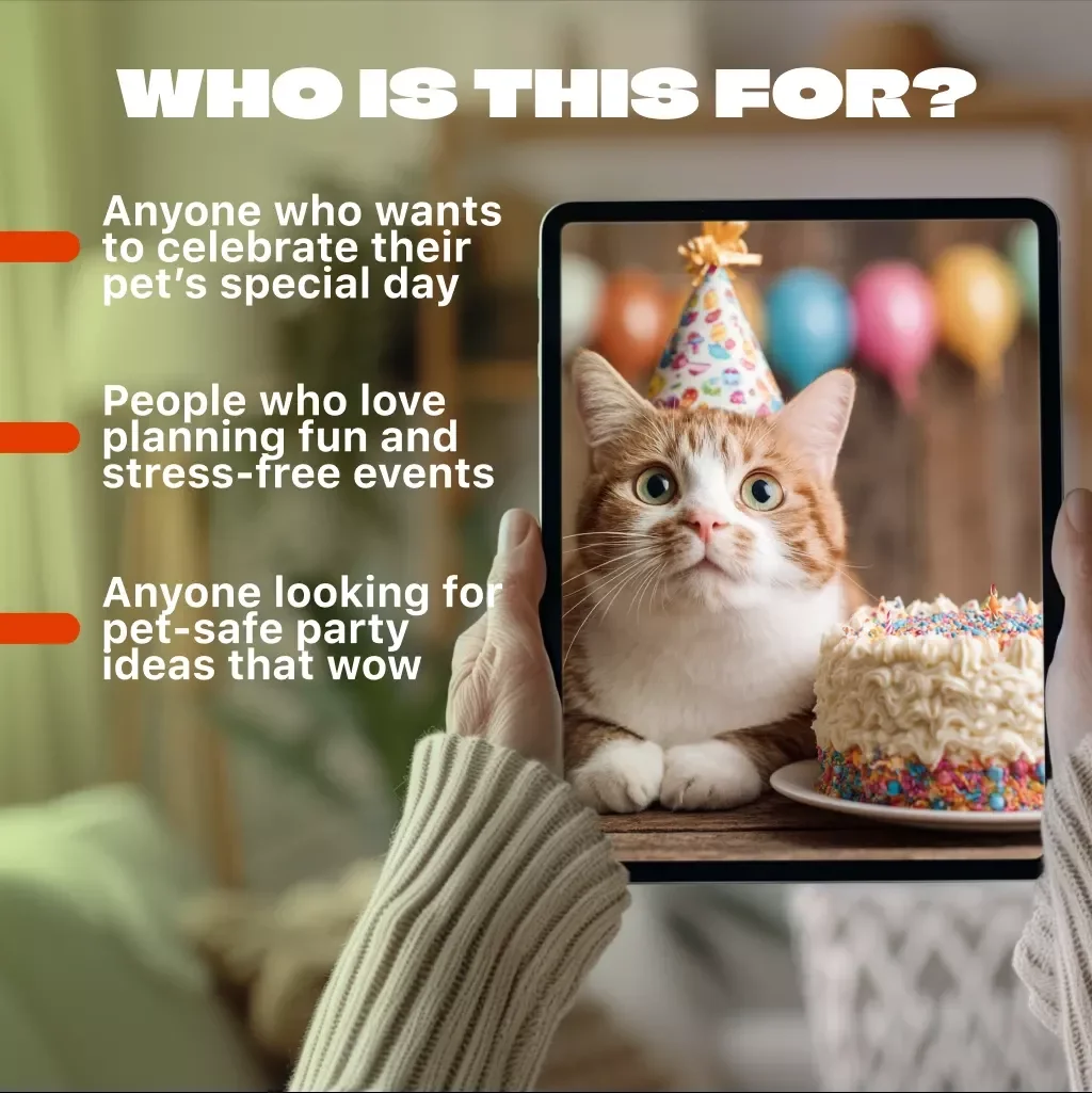 Pet Birthday Party Checklist | Printable Pet Party Planner | Dog & Cat Birthday Party Guide | Pet Celebration Ideas | Digital Download