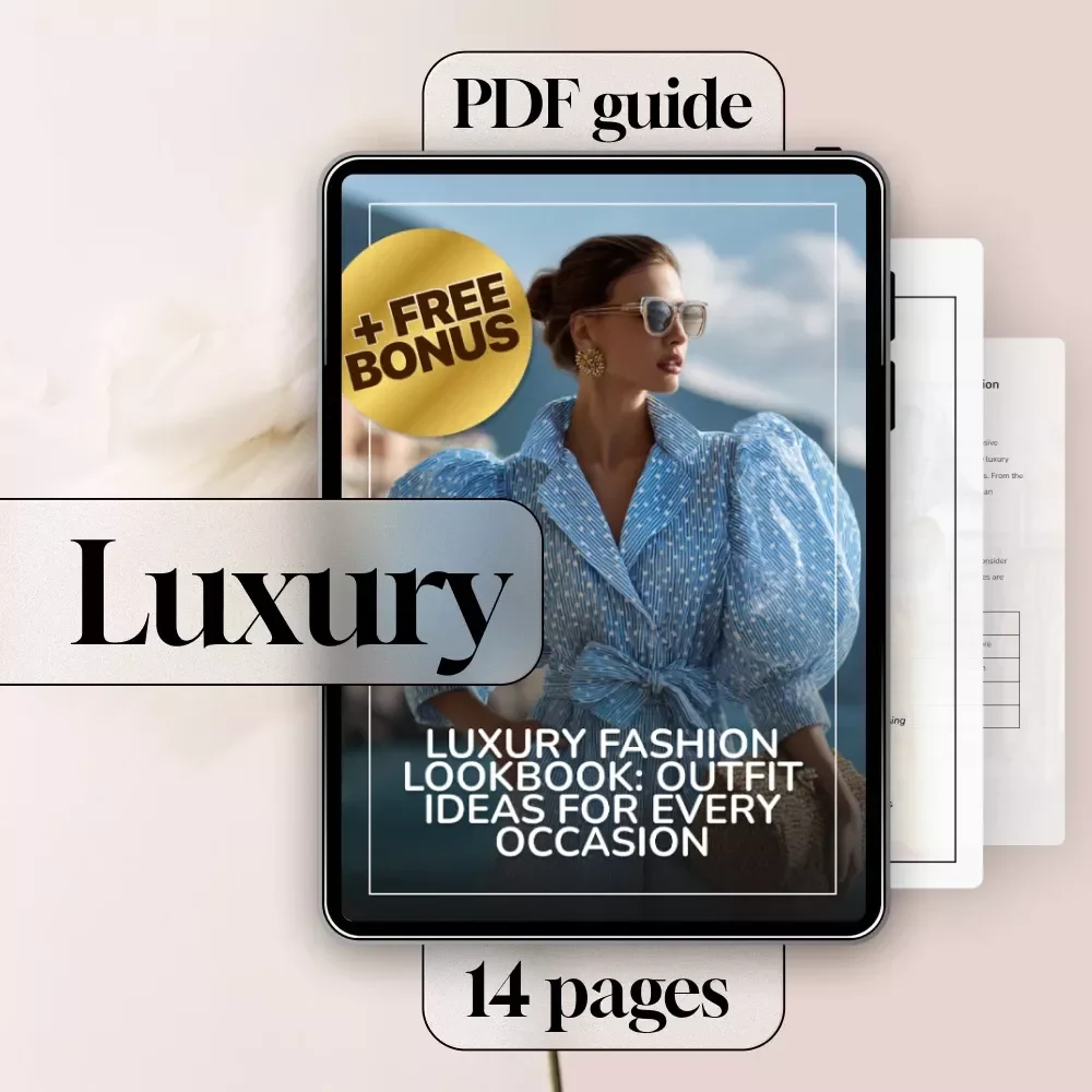 Luxury Fashion Lookbook: Outfit Ideas for Every Occasion | Digital Guide for Capsule Wardrobe, High-End Style & Luxury Outfit Ideas