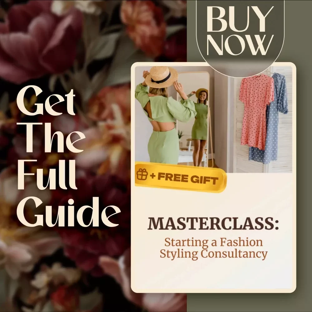 Masterclass: Starting a Fashion Styling Consultancy | Digital Download Guide for Aspiring Stylists, eBook & Business Checklist for Fashion Entrepreneurs