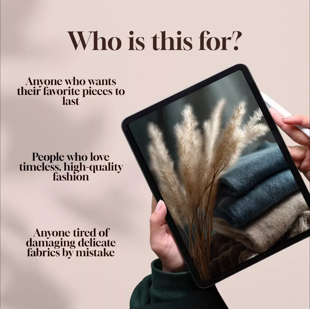 Ultimate Guide to Caring for Silk, Cashmere, and Leather | Fabric Care eBook, Digital Download, Fabric Cleaning Checklist, Textile Maintenance Guide