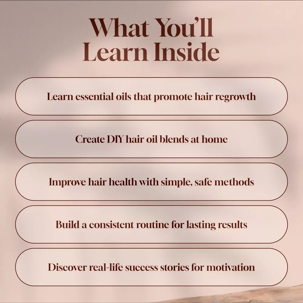 Grow Gorgeous: Unlocking the Power of Essential Oils for Hair Regrowth Guide - Natural Solutions for Thicker Hair