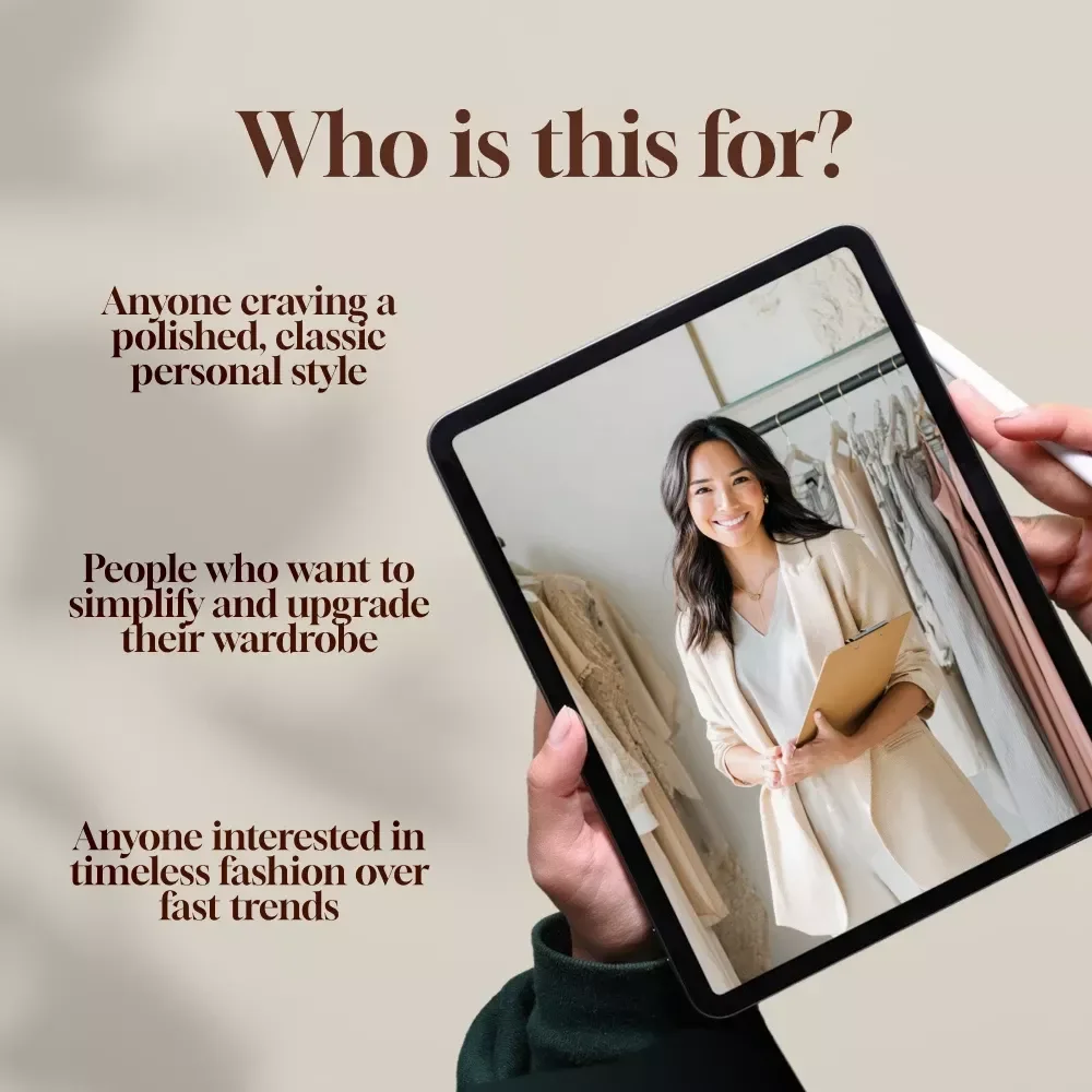 Timeless Elegance: Your Old Money Capsule Wardrobe Guide | Digital Download | Old Money Capsule Wardrobe eBook, Classic Style Guide