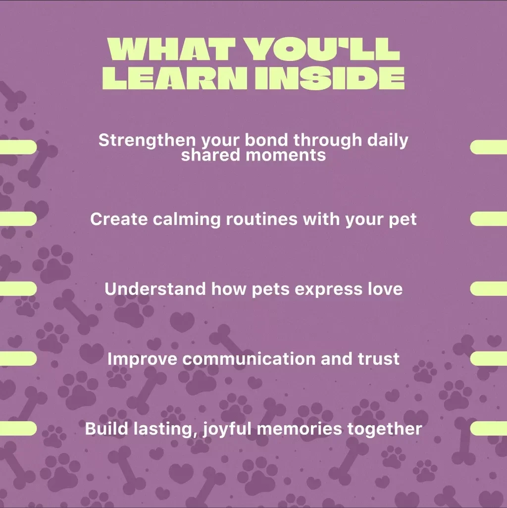 30-Day Pet & Owner Bonding Journal – Printable Digital Pet Journal Guide | Pet Bonding Tracker | Daily Prompts & Activities for You and Your Pet