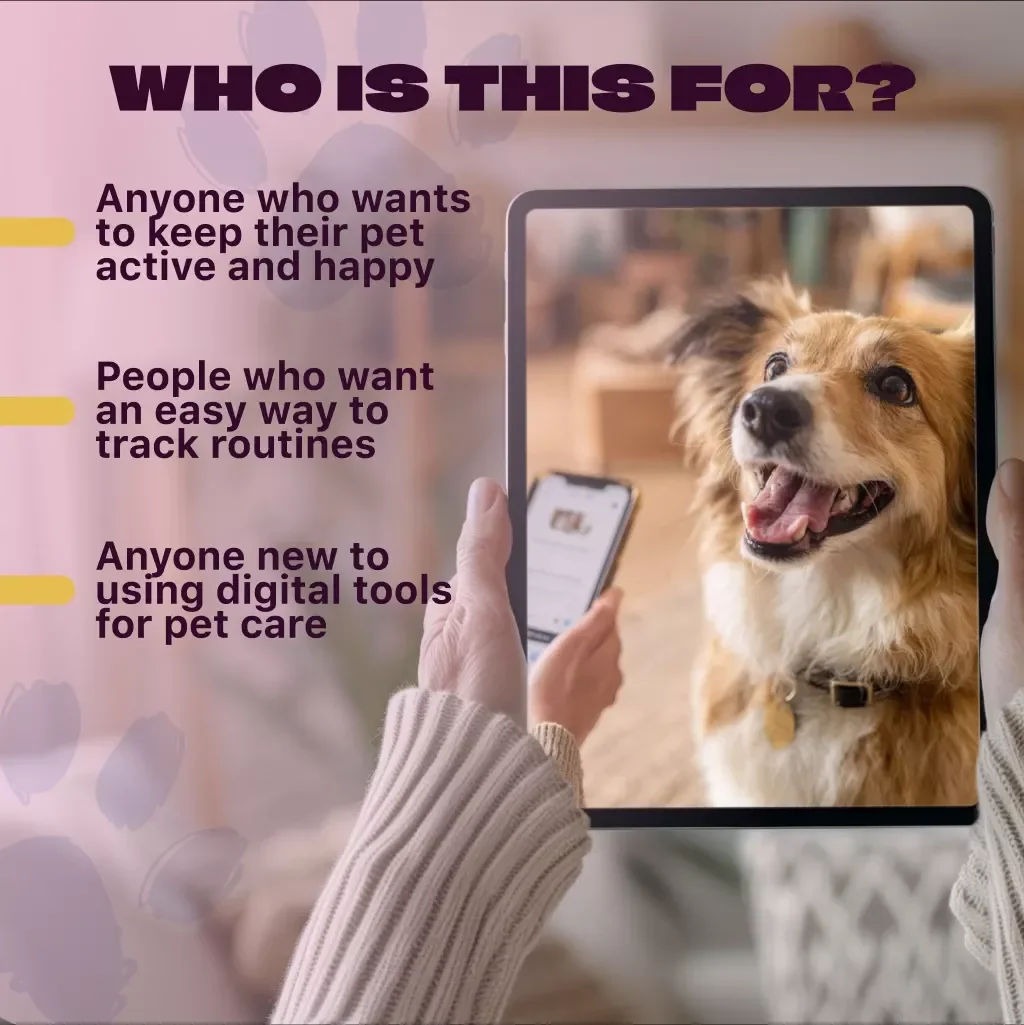 Digital Tracker: Daily Walks & Play Sessions | Pet Activity Guide, eBook for Dog Owners, Digital Pet Care Checklist