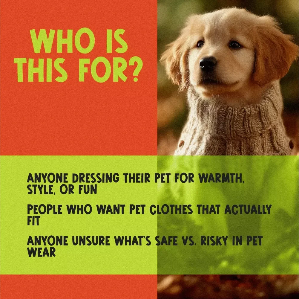 How to Choose Apparel That’s Safe for Pets – Digital Checklist for Pet Clothing Safety | Guide for Pet Parents