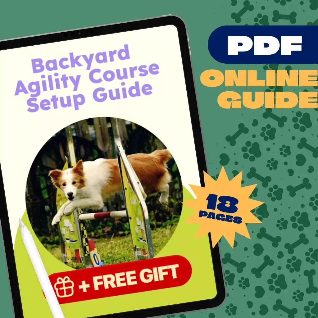 Backyard Agility Course Setup Guide | DIY Dog Agility Training eBook | Pet Agility for Bonding & Fun | Instant Digital Download