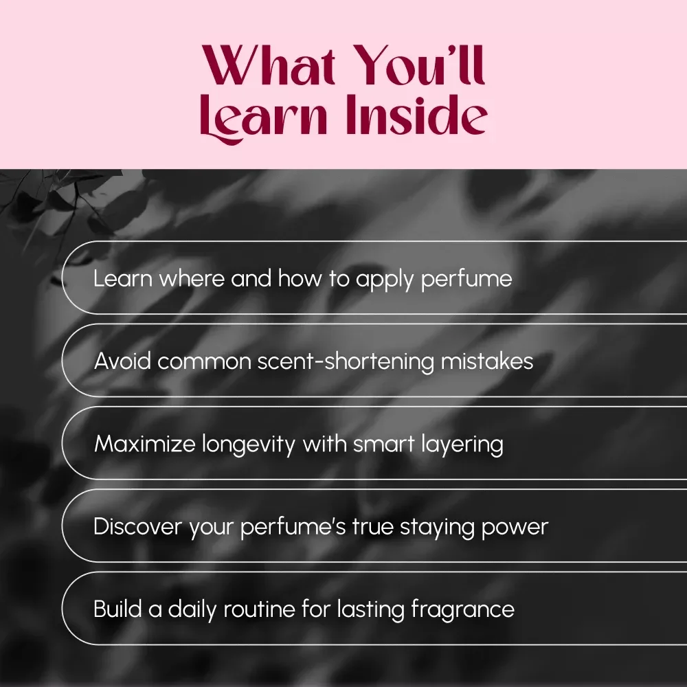 Scent That Stays: Your Guide to Making Perfume Last Longer | Digital Download eBook | Perfume Longevity Tips | How to Make Perfume Last Longer Guide
