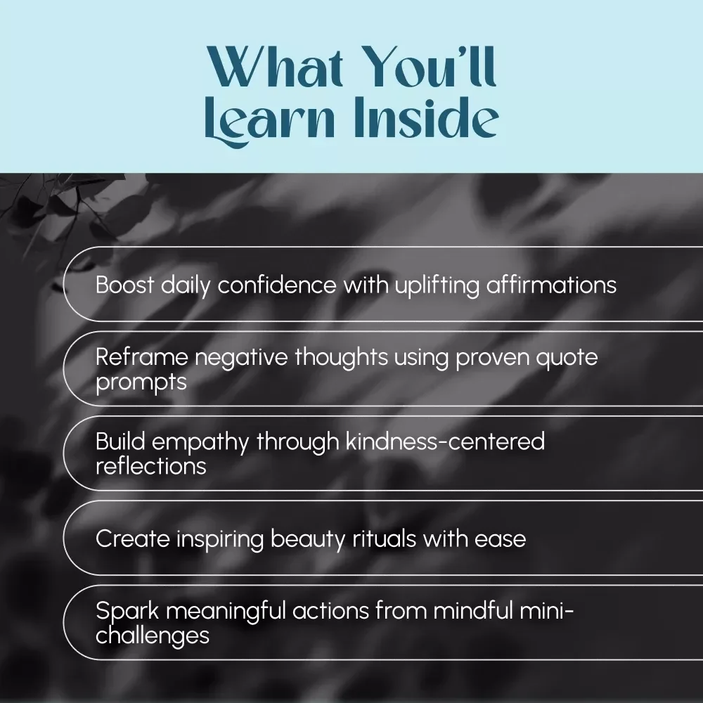 Glow From Within: Timeless Inner Beauty Quotes to Inspire Your True Self – Digital Download Guide for Self-Love, Positive Affirmations, and Daily Reflection