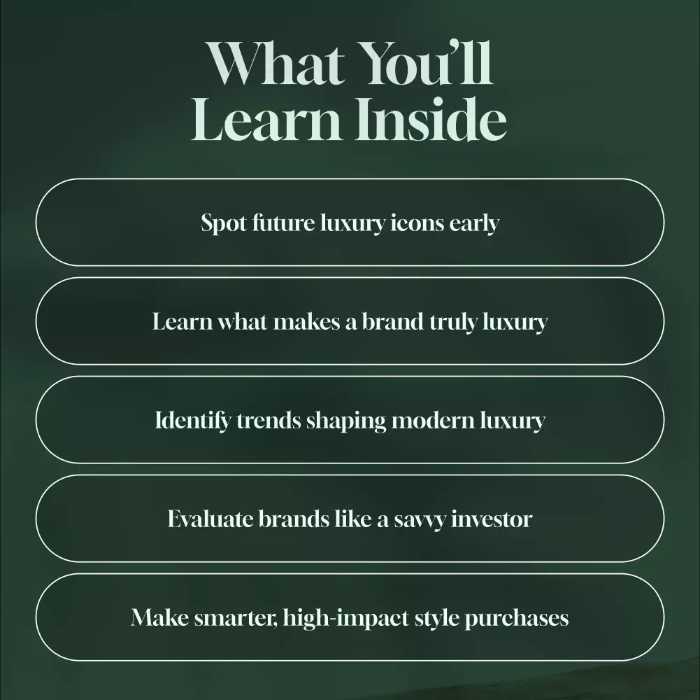 VIP Guide to Emerging Luxury Brands | Digital Download Guide for Spotting Trends, Investing in New Luxury Labels, eBook & Checklist for Fashion Enthusiasts and Collectors