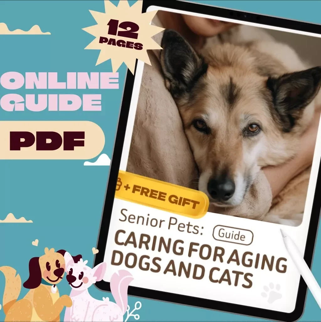 Senior Pets: Caring for Aging Dogs and Cats | Senior Pet Care Guide | Pet Health Checklist | Digital Download for Dog & Cat Owners
