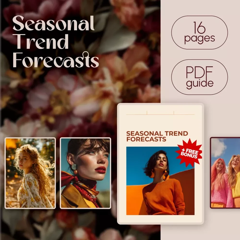 Seasonal Trend Forecasts Guide | Trend Forecasting eBook for Fashion Designers, Marketers & Stylists | Digital Download