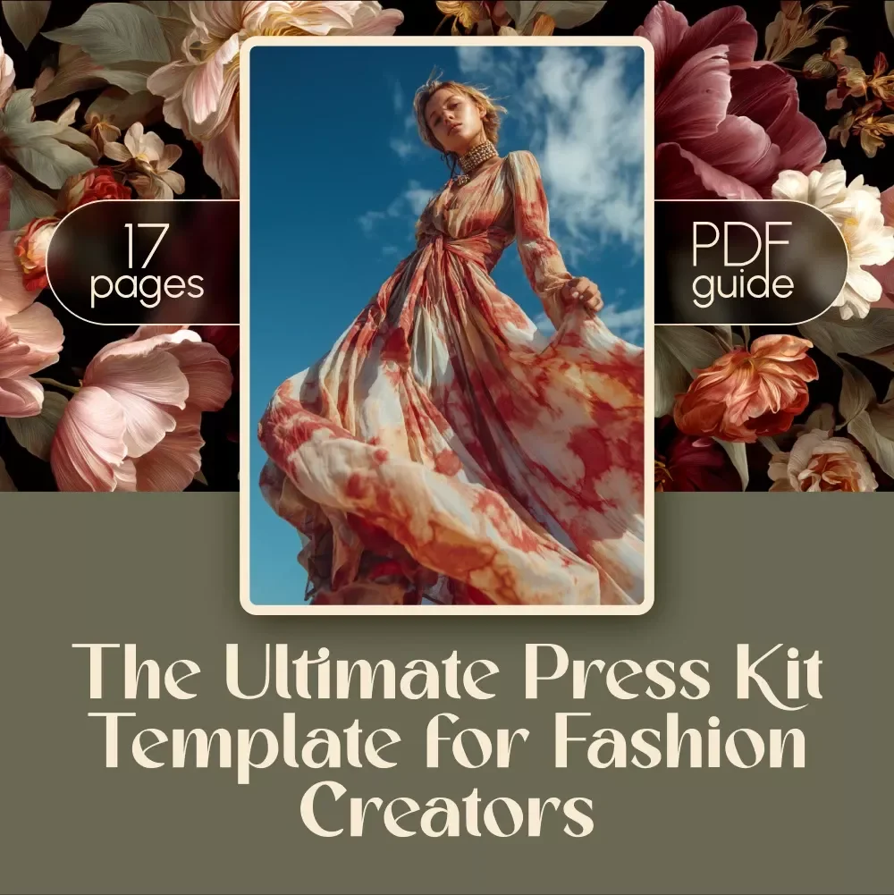 The Ultimate Press Kit Template for Fashion Creators – Fashion PR Guide | Digital Download | Editable Press Kit Checklist for Fashion Designers