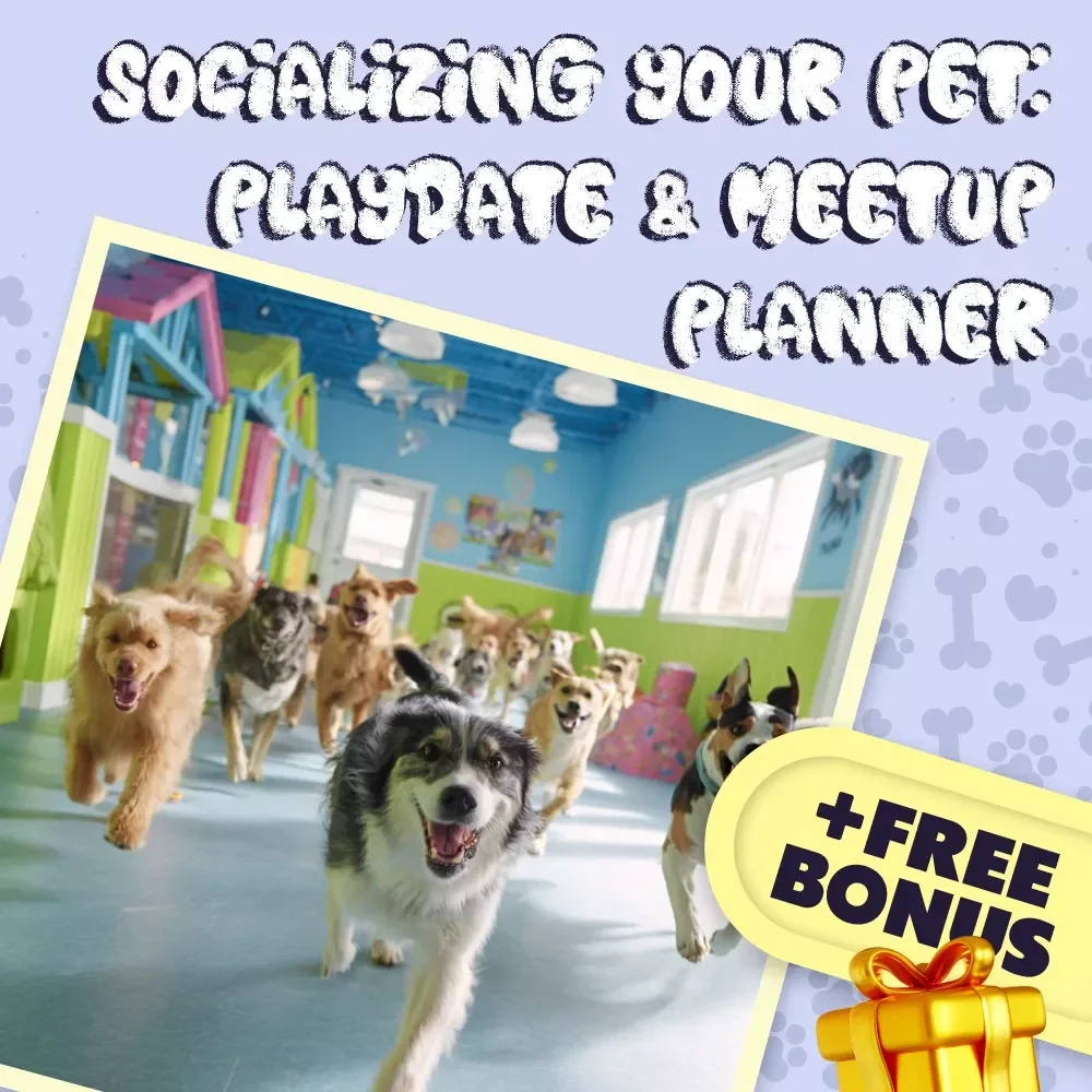 Socializing Your Pet: Playdate & Meetup Planner | Pet Checklist for Dog Playdates, Puppy Socialization, and Pet Meetups | Digital Download Guide