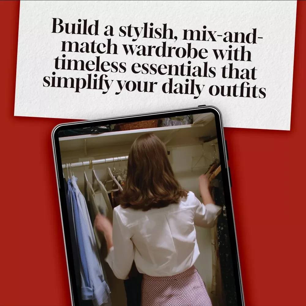 The Timeless Pieces Checklist for a Capsule Collection | Minimalist Wardrobe Guide, Capsule Wardrobe Checklist, Closet Essentials PDF, Digital Download