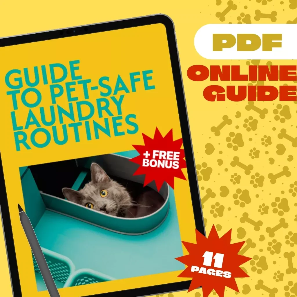 Guide to Pet-Safe Laundry Routines | Pet-Friendly Laundry Tips eBook | Digital Download for Pet Owners | Safe Detergents, Laundry Checklist, and Routine
