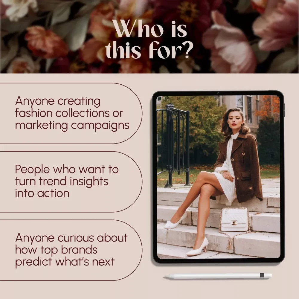 Seasonal Trend Forecasts Guide | Trend Forecasting eBook for Fashion Designers, Marketers & Stylists | Digital Download