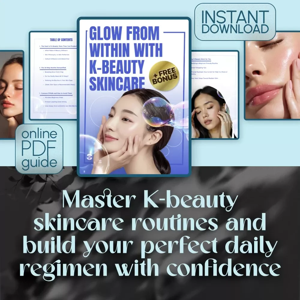 Glow From Within with K-Beauty Skincare – Digital Guide to Korean Skincare Philosophy & 10-Step Routine for Radiant Skin