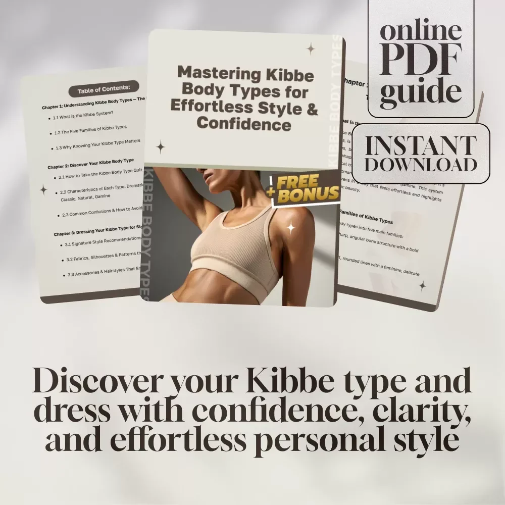 Mastering Kibbe Body Types for Effortless Style & Confidence | Kibbe Body Types Style Guide eBook | Discover Your Kibbe Type & Dress with Confidence | Digital Download
