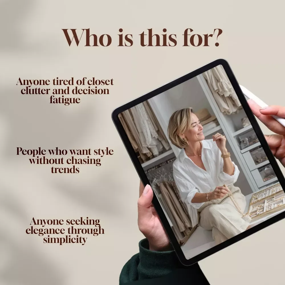 The Quiet Code: Mastering Effortless Elegance with a Capsule Wardrobe | Quiet Luxury Capsule Wardrobe Guide | Minimalist Digital Download