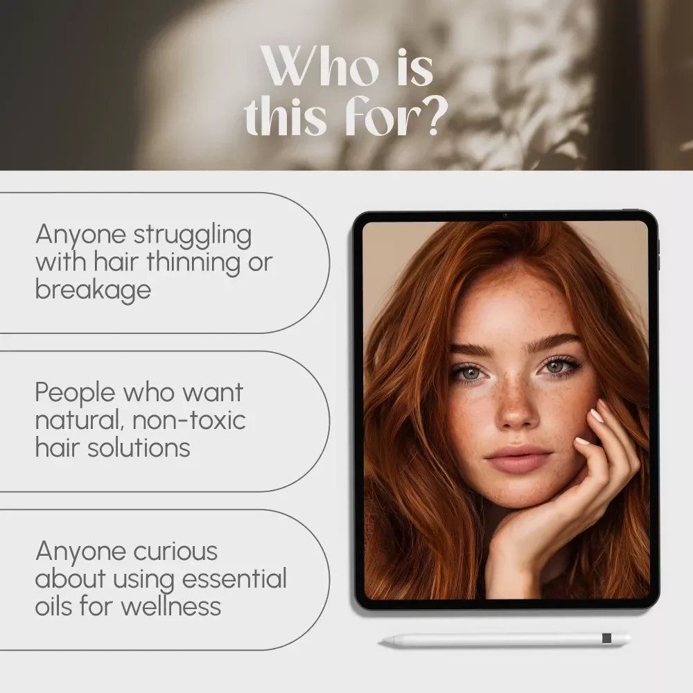 Unlock Hair Growth Naturally with Tea Tree Oil | Tea Tree Oil for Hair Regrowth eBook, Natural Hair Growth Guide, Digital Download Checklist