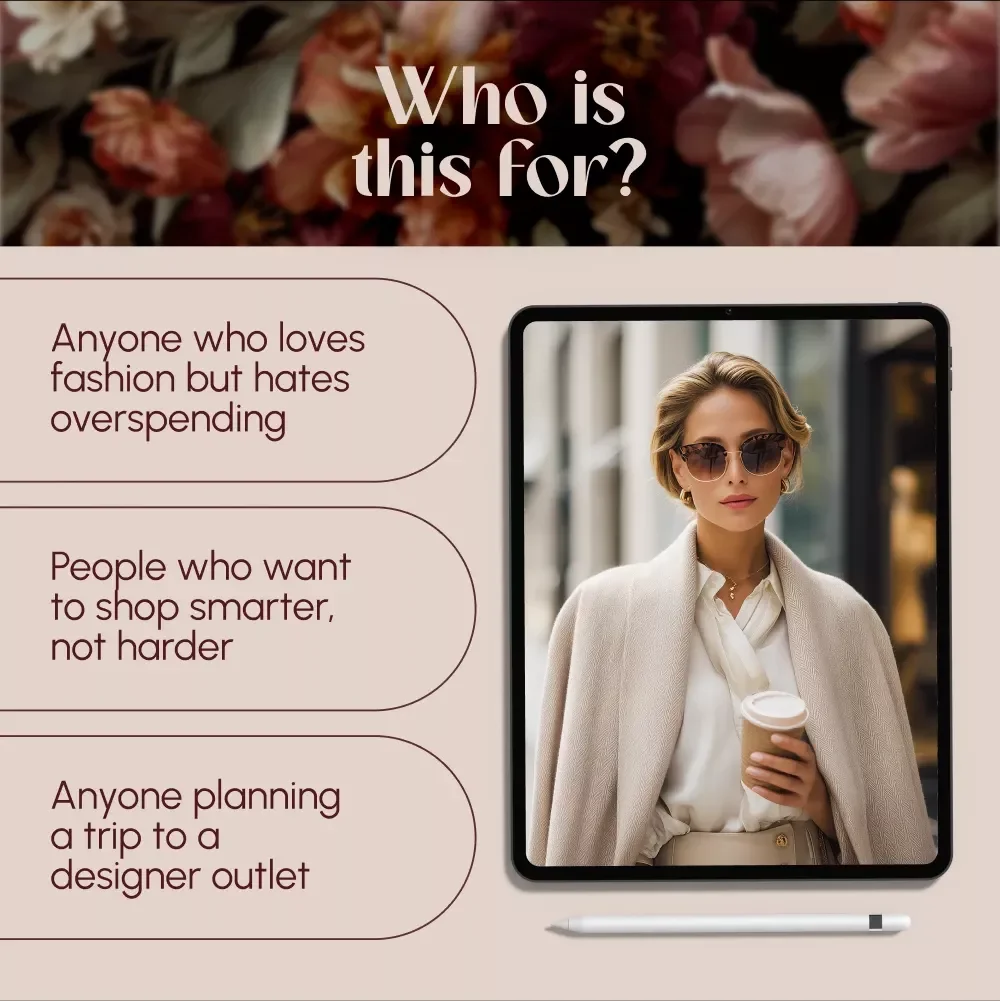 Ultimate Guide to Outlet Shopping Tips, eBook, Digital Checklist & Savings Planner