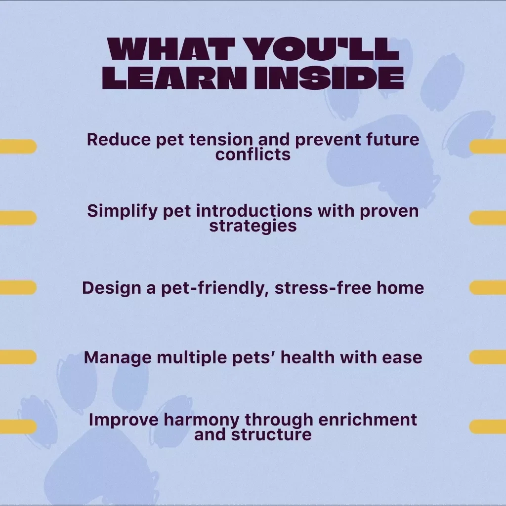 The Multi-Pet Household Survival Guide | Digital Download for Pet Owners | eBook & Guide to Multi-Pet Living, Harmony & Behavior