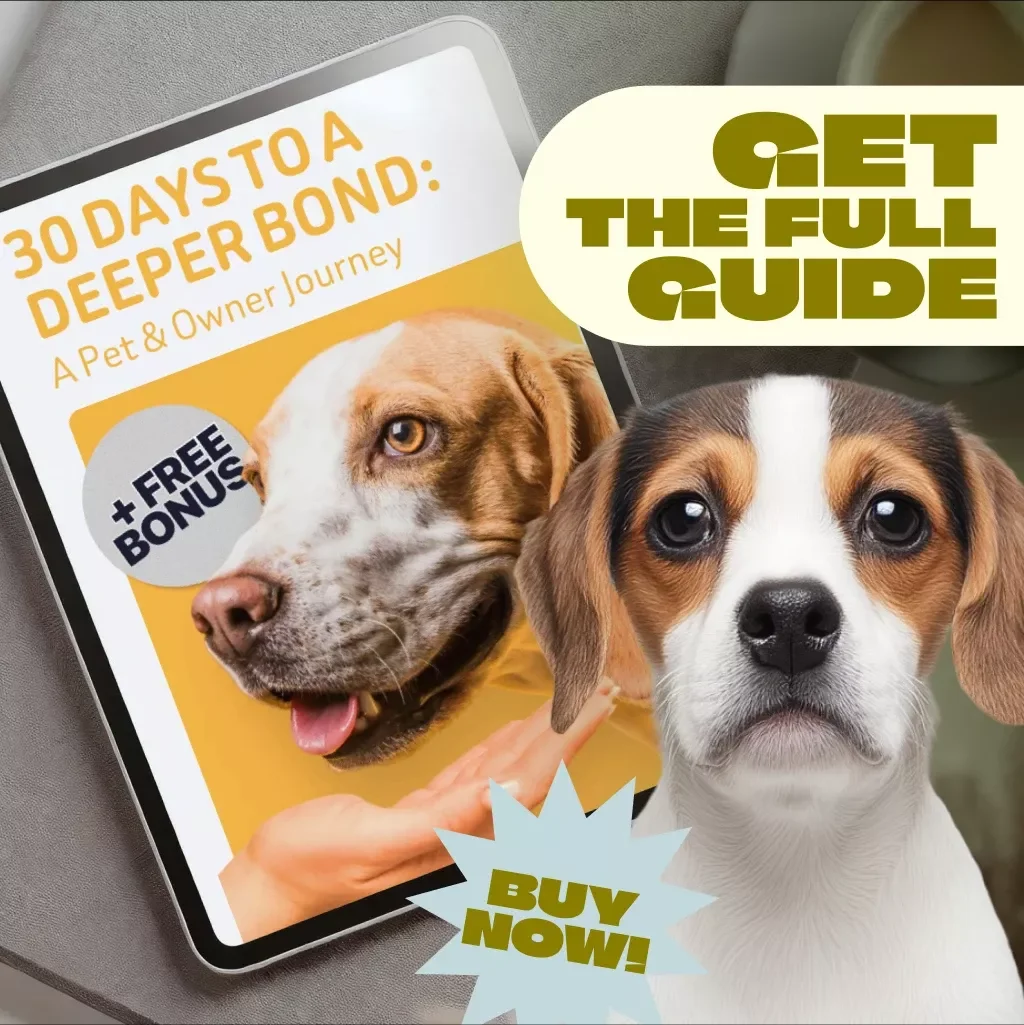 30 Days to a Deeper Bond: A Pet & Owner Journey - Printable Pet Journal, Pet Bonding Guide, Digital Download for Pet Owners