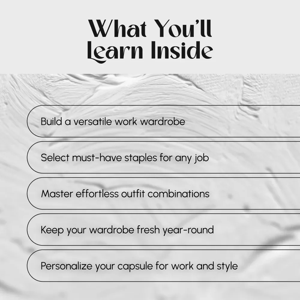 Simplify Your Work Wardrobe: The Ultimate Guide to a Work Capsule Wardrobe
