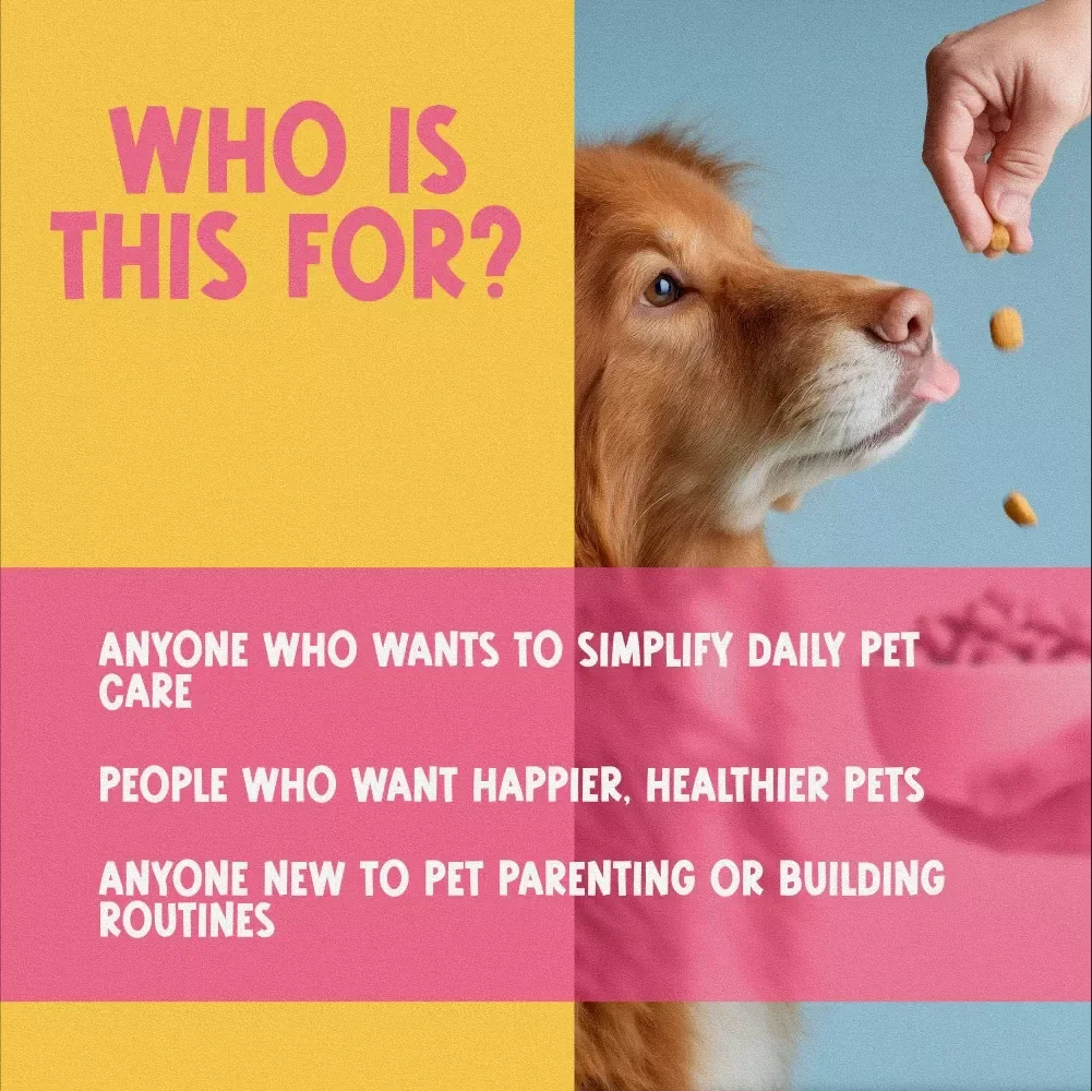 Daily Pet Care Checklist | Printable Pet Care Routine | Digital Download for Pet Parents | Daily Pet Schedule & Pet Grooming Tracker
