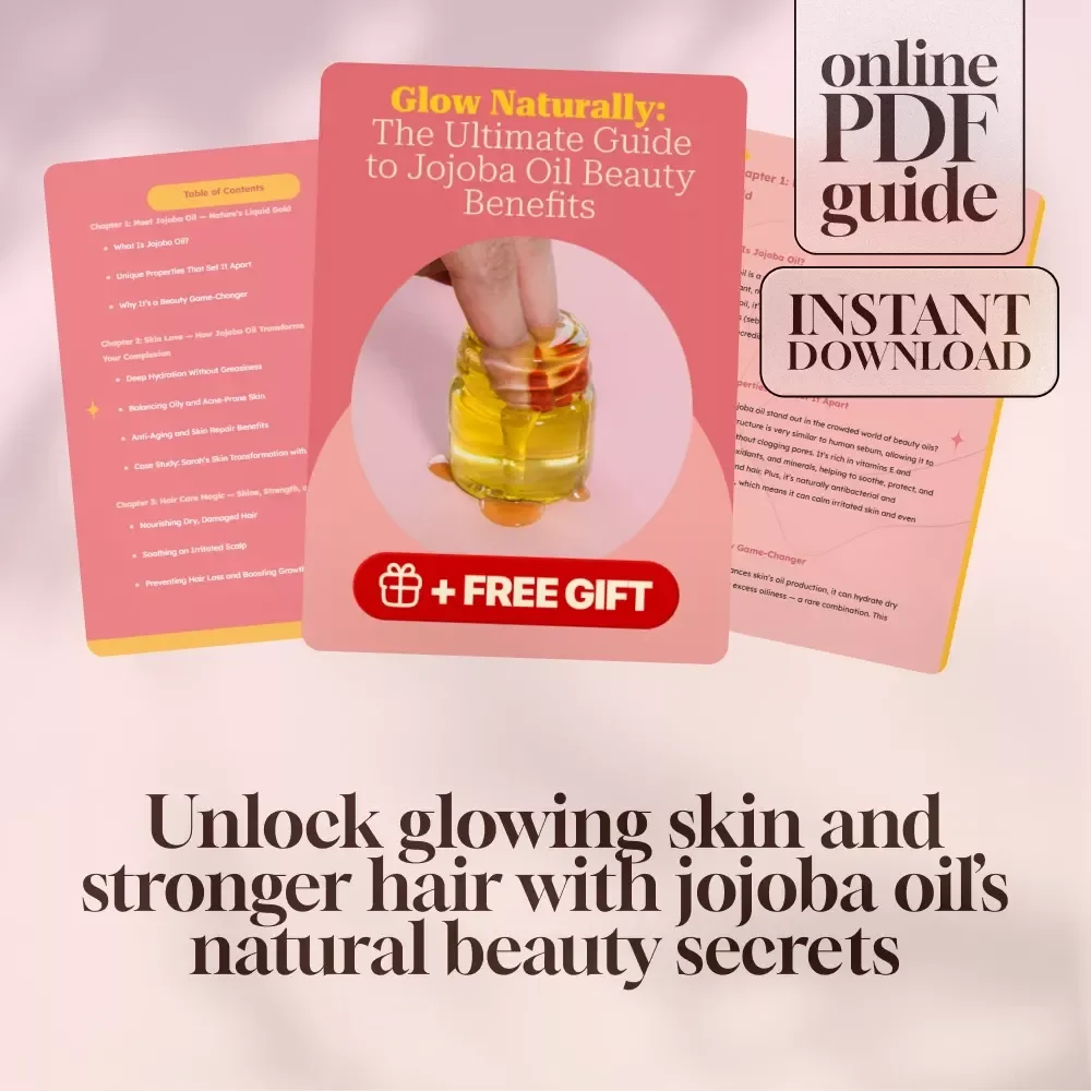 Glow Naturally: The Ultimate Guide to Jojoba Oil Beauty Benefits | Jojoba Oil Beauty Guide for Radiant Skin & Healthy Hair | Digital Download
