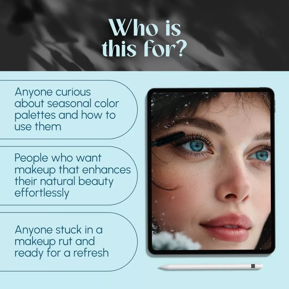 Bold & Beautiful: Mastering Makeup with the Deep Winter Color Palette | Deep Winter Makeup Guide | Seasonal Color Analysis eBook | Instant Digital Download