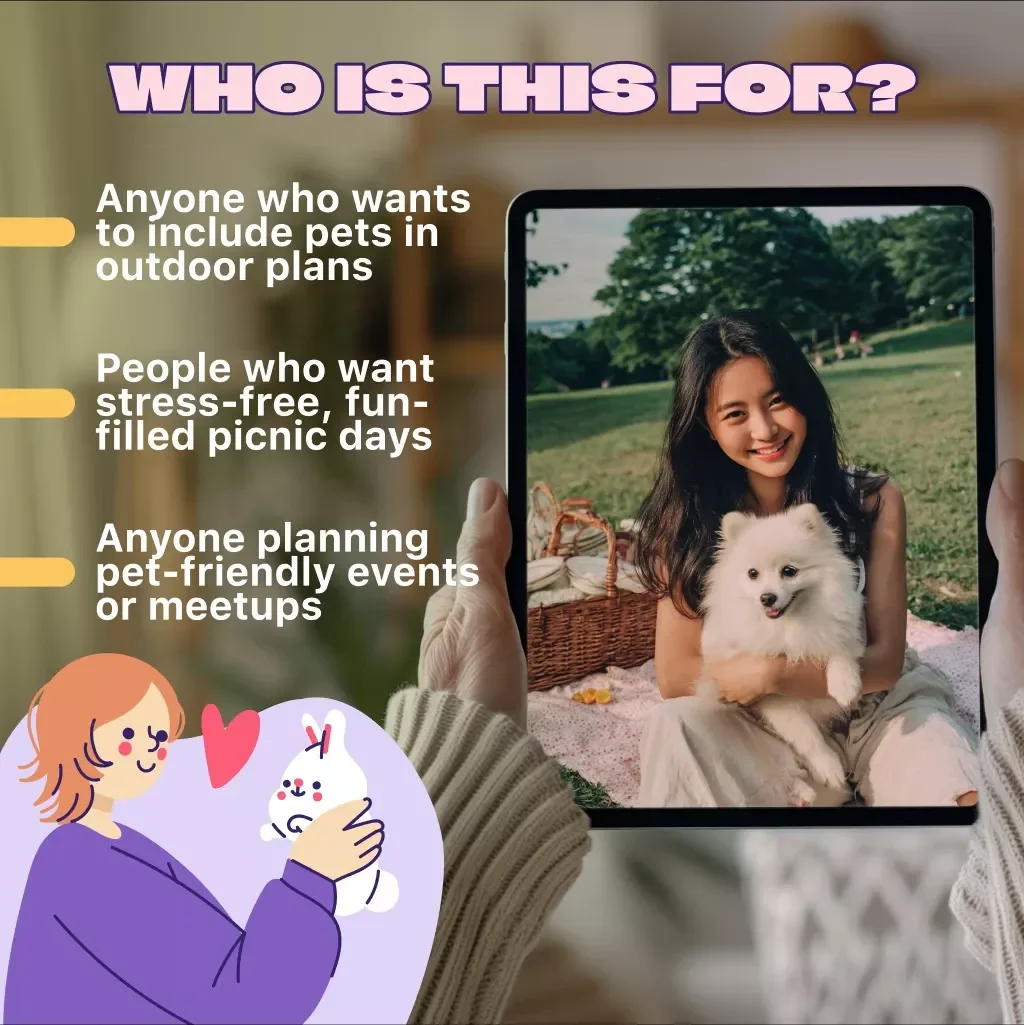 Guide to Hosting a Pet-and-People Picnic | Digital Download Picnic Guide for Pet Owners | Pet-Friendly Picnic Checklist & eBook
