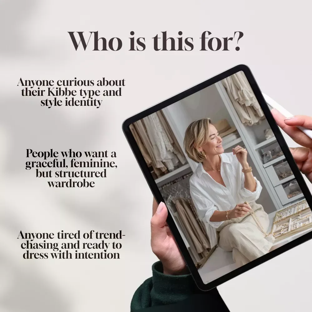 Elegance in Balance: Unlocking the Soft Classic Kibbe Style – Digital Style Guide for Soft Classic Kibbe Body Types | Soft Classic Lookbook, Capsule Wardrobe, Outfit Prompts