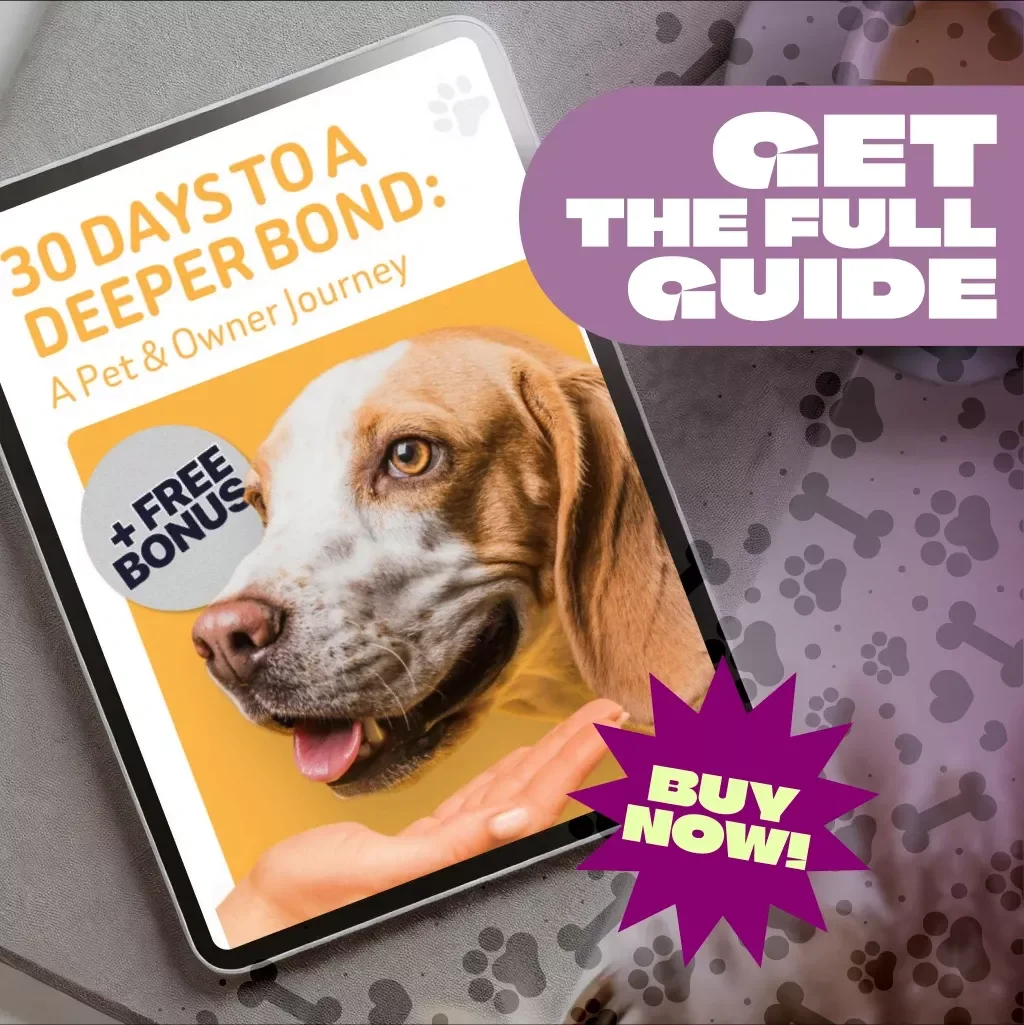 30-Day Pet & Owner Bonding Journal – Printable Digital Pet Journal Guide | Pet Bonding Tracker | Daily Prompts & Activities for You and Your Pet