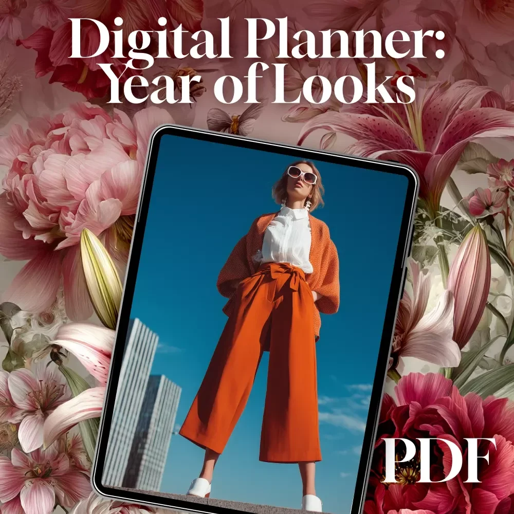 Digital Planner: Year of Looks – Printable Style Checklist | Personal Style Guide | Fashion Planning eBook | Wardrobe Organizer PDF