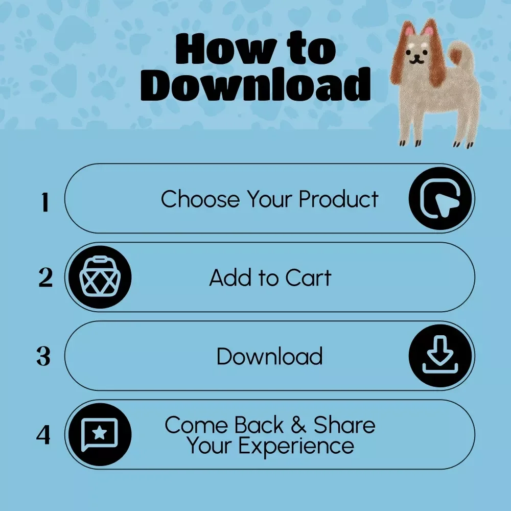 Pet Weight & Body Condition Checklist | Digital Pet Health Guide | Vet-Approved Pet Body Condition Score Tracker for Cats & Dogs