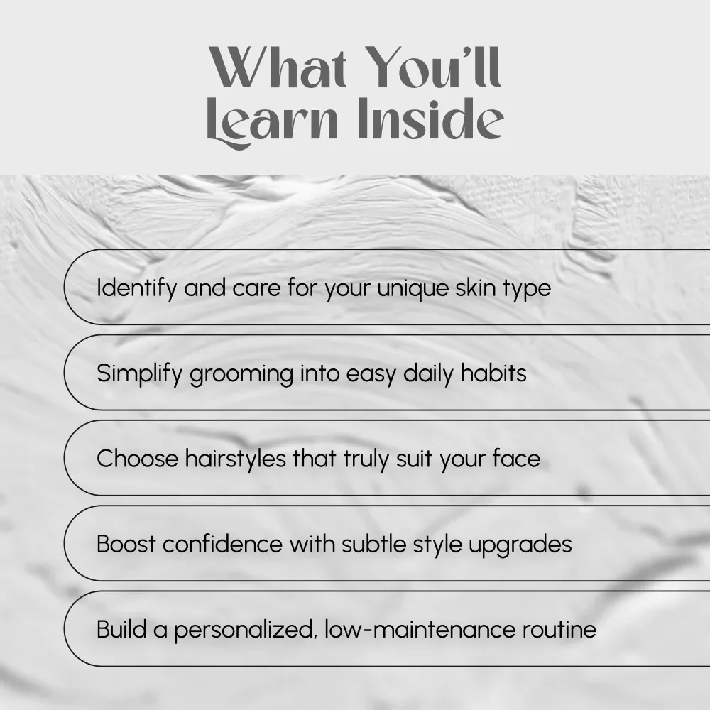 The Modern Man’s Guide to Looking Sharp: Essential Beauty Tips Made Simple – Men’s Grooming Guide | Digital Download | Beauty Tips for Men