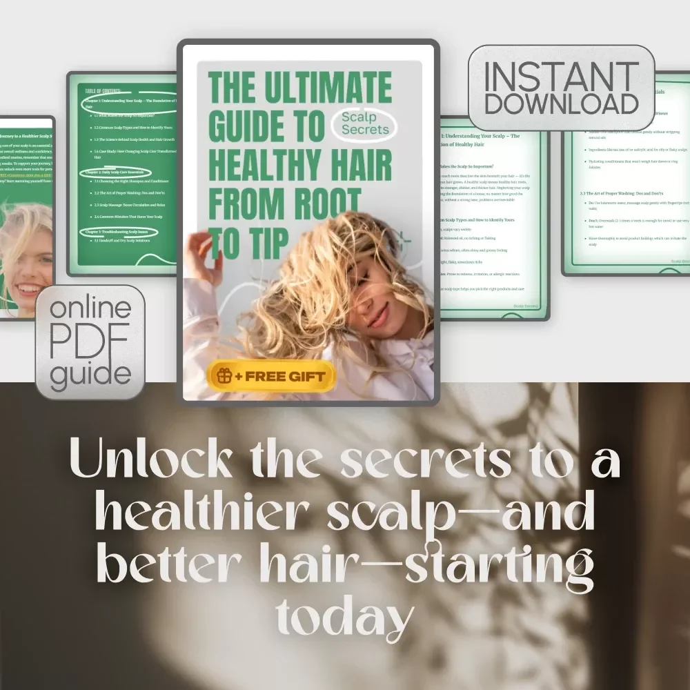Scalp Secrets: The Ultimate Guide to Healthy Hair from Root to Tip | Digital Guide for Hair Care for Scalp | eBook, Scalp Checklist & Tips