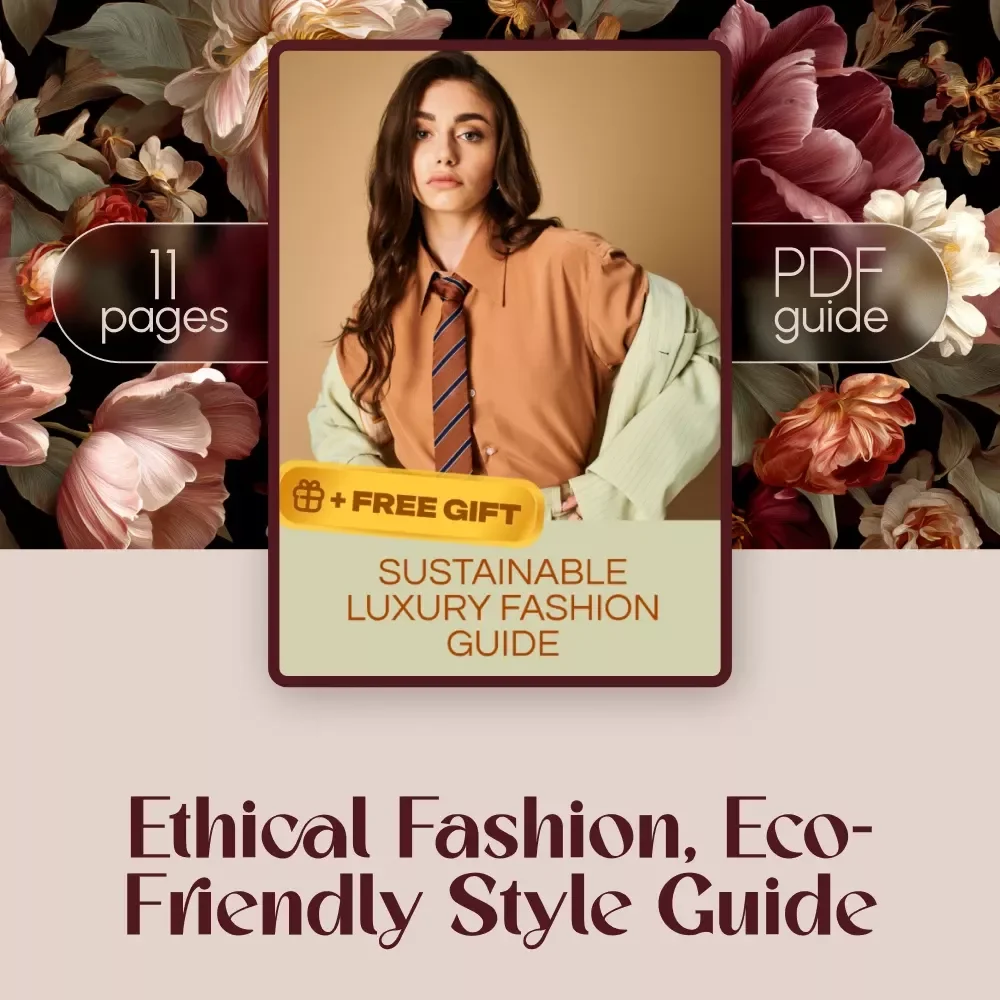 Sustainable Luxury Fashion Guide | Ethical Fashion eBook, Eco-Friendly Style Guide, Conscious Shopping Checklist, Digital Download for Wardrobe Transformation