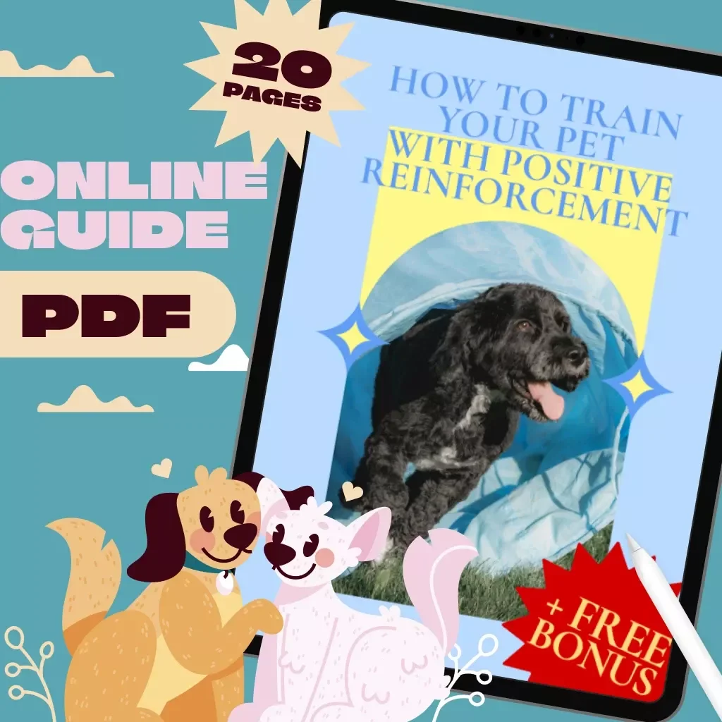 How to Train Your Pet with Positive Reinforcement | Printable Pet Training Guide | Digital Download Dog & Cat Behavior eBook