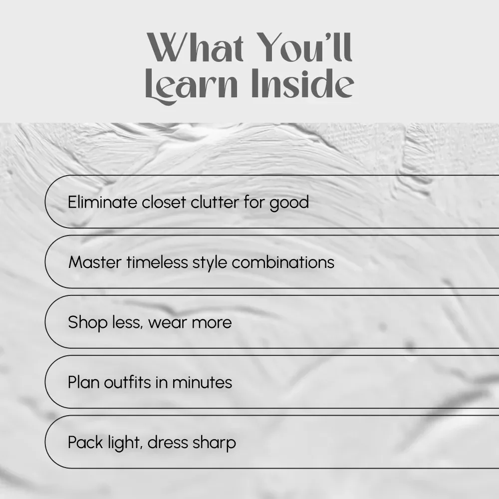 Effortlessly Sharp: The Modern Man’s Capsule Wardrobe | Capsule Wardrobe Men Guide | Minimalist Style for Men | Digital Download PDF