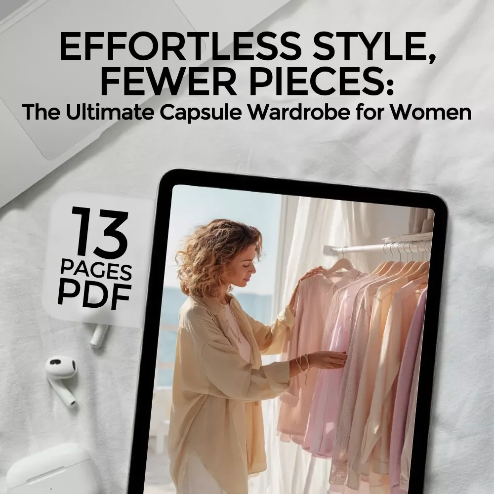 Effortless Style, Fewer Pieces: The Ultimate Capsule Wardrobe for Women - Digital Guide for a Simplified, Stylish Life