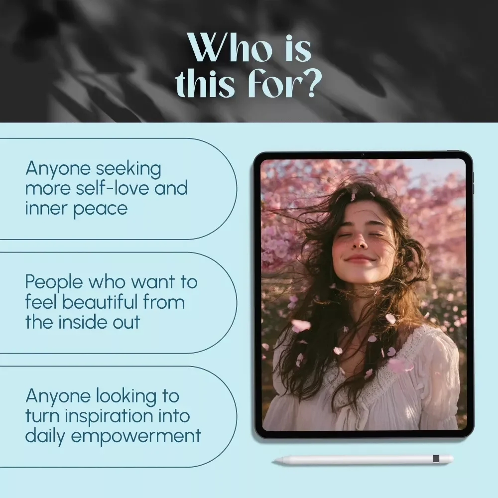 Glow From Within: Timeless Inner Beauty Quotes to Inspire Your True Self – Digital Download Guide for Self-Love, Positive Affirmations, and Daily Reflection